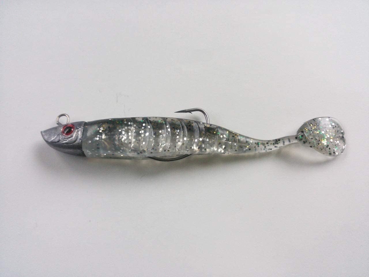 Amazon.co.jp: 魚の頭 ジグヘッド ＋ ワーム ソフトルアー 12cm 26g 5